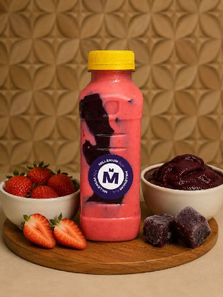 Açaí na Garrafa Com Mousse de Morango 300ml (Millenium)