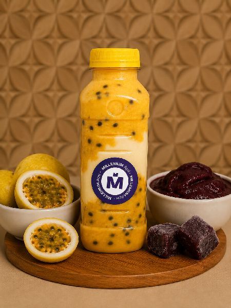 Açaí na Garrafa Com Mousse de Maracujá 300ml (Millenium)